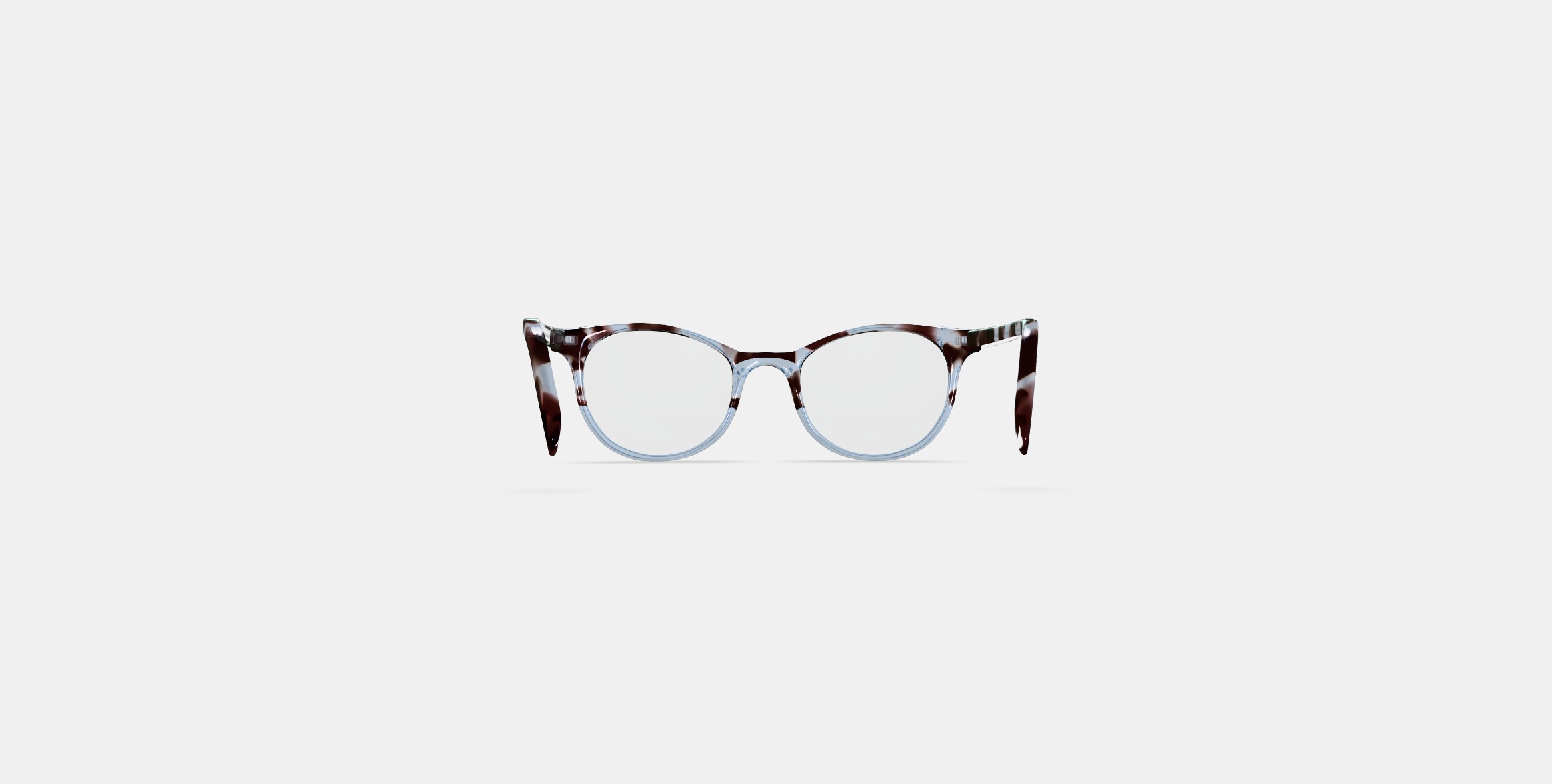 Virginia Eyeglasses in Icecap Tortoise Fade 3D model_14