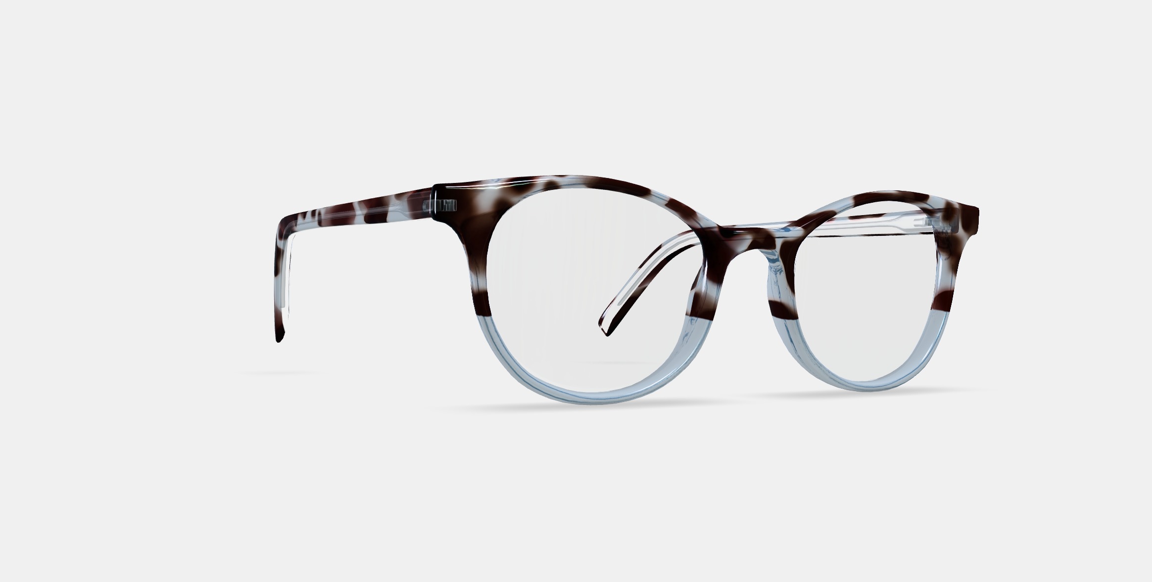 Virginia Eyeglasses in Icecap Tortoise Fade 3D model_9