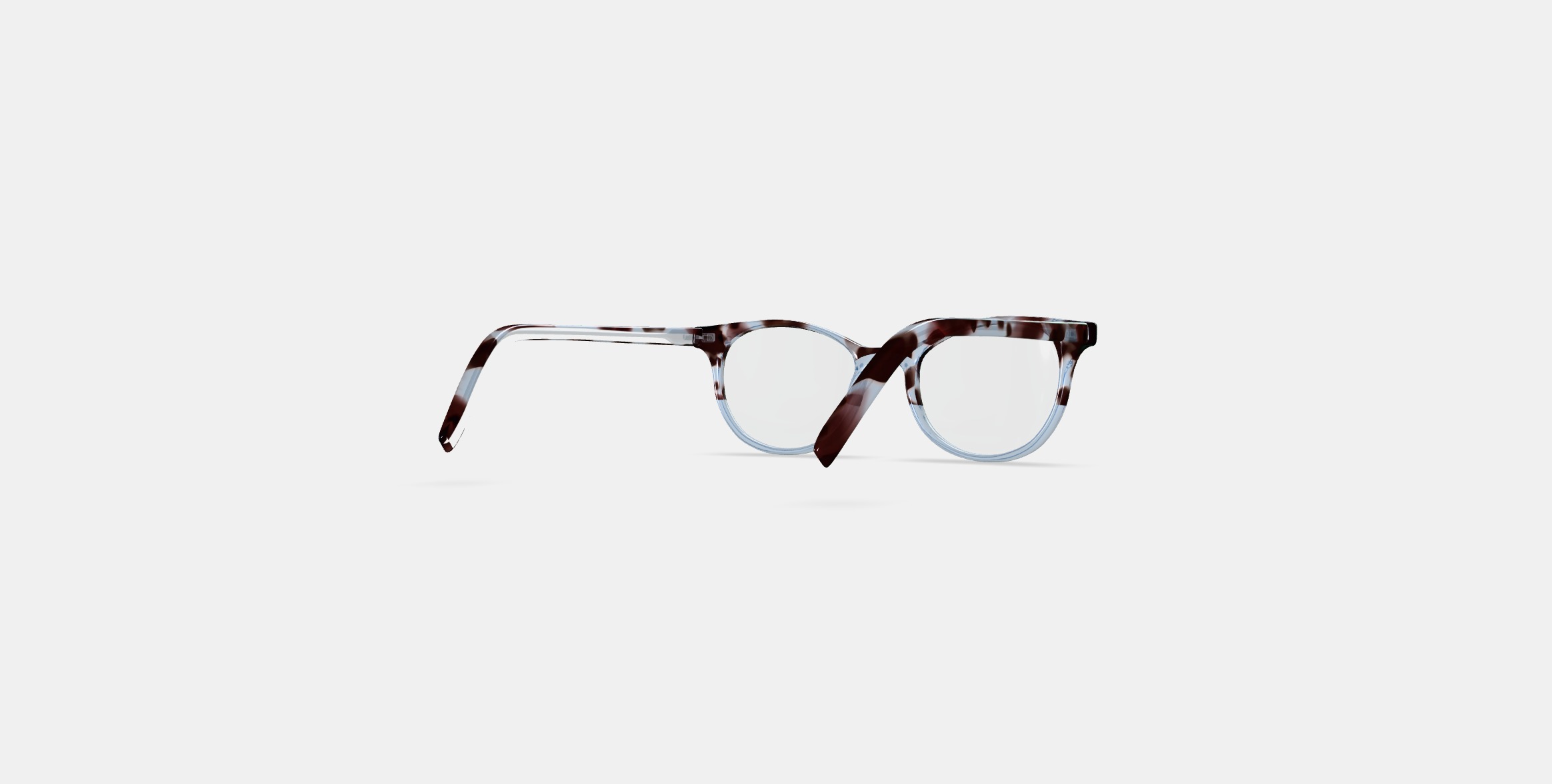 Virginia Eyeglasses in Icecap Tortoise Fade 3D model_5
