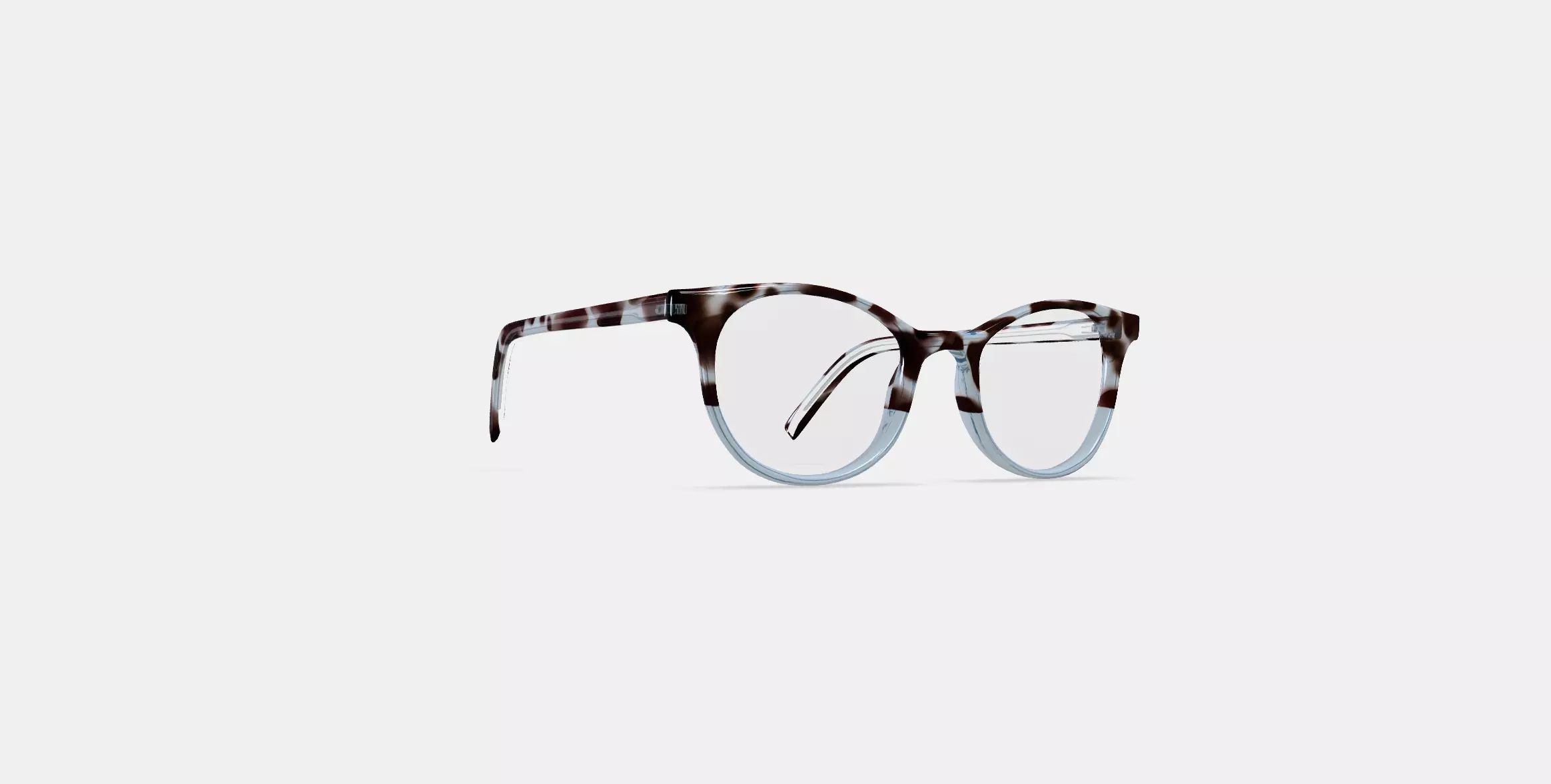 Virginia Eyeglasses in Icecap Tortoise Fade 3D model_0