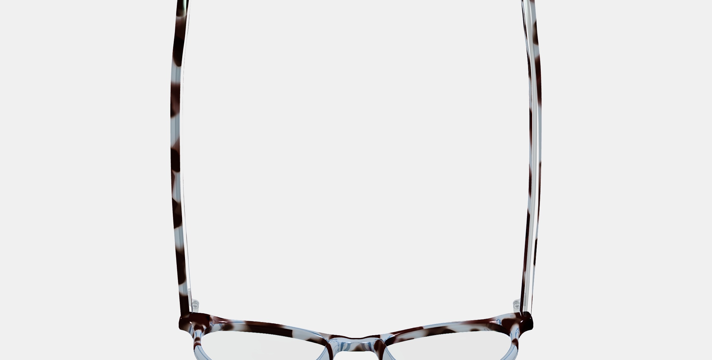 Virginia Eyeglasses in Icecap Tortoise Fade 3D model_8