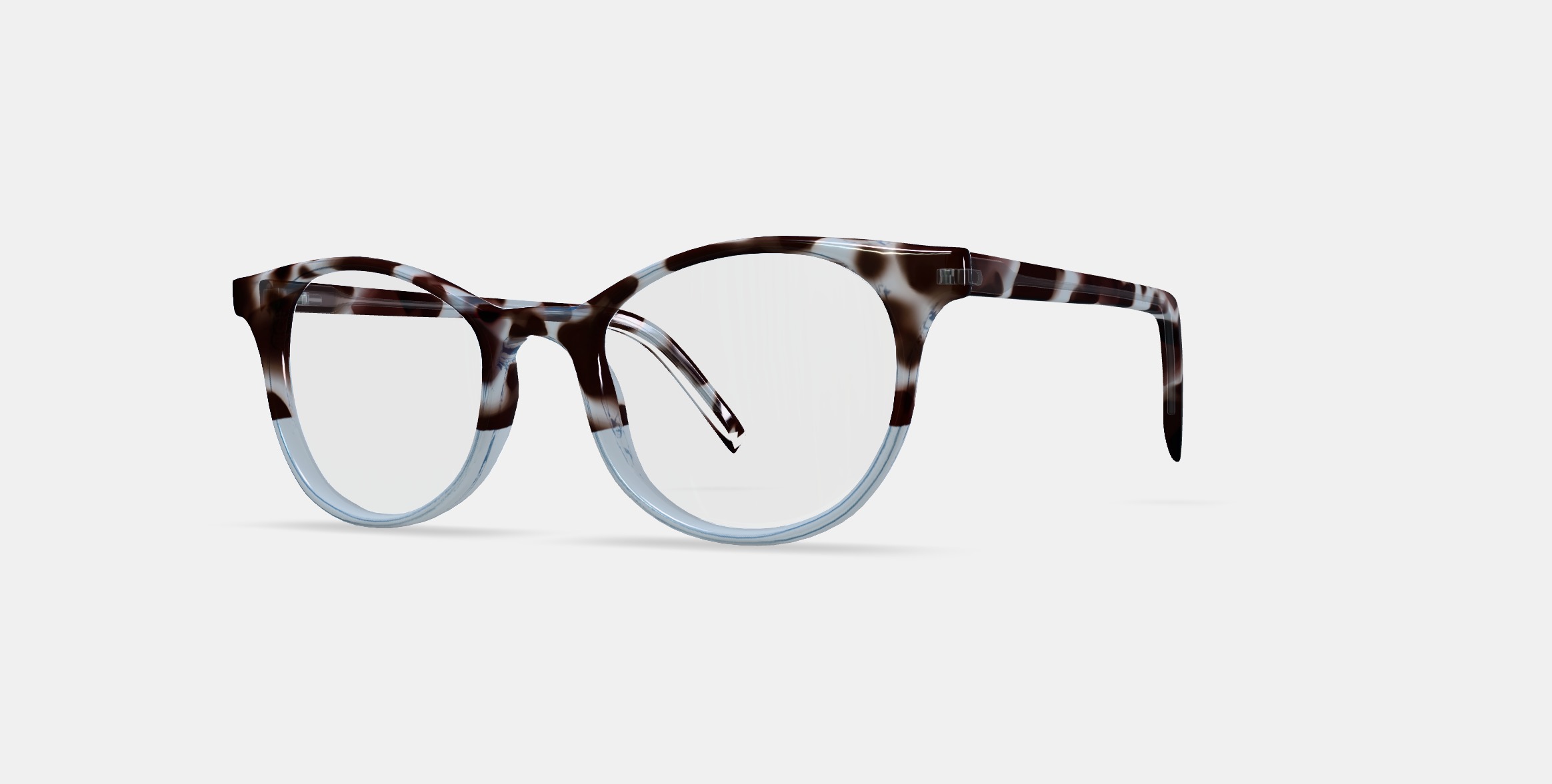 Virginia Eyeglasses in Icecap Tortoise Fade 3D model_13
