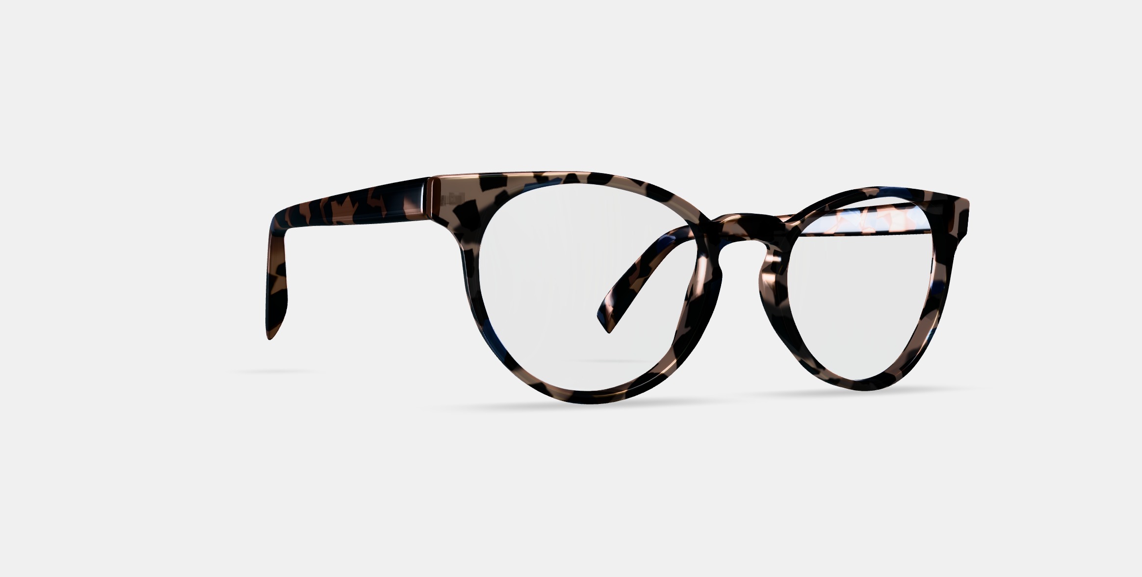 Leila Eyeglasses in Smoky Pearl Tortoise 3D model_9
