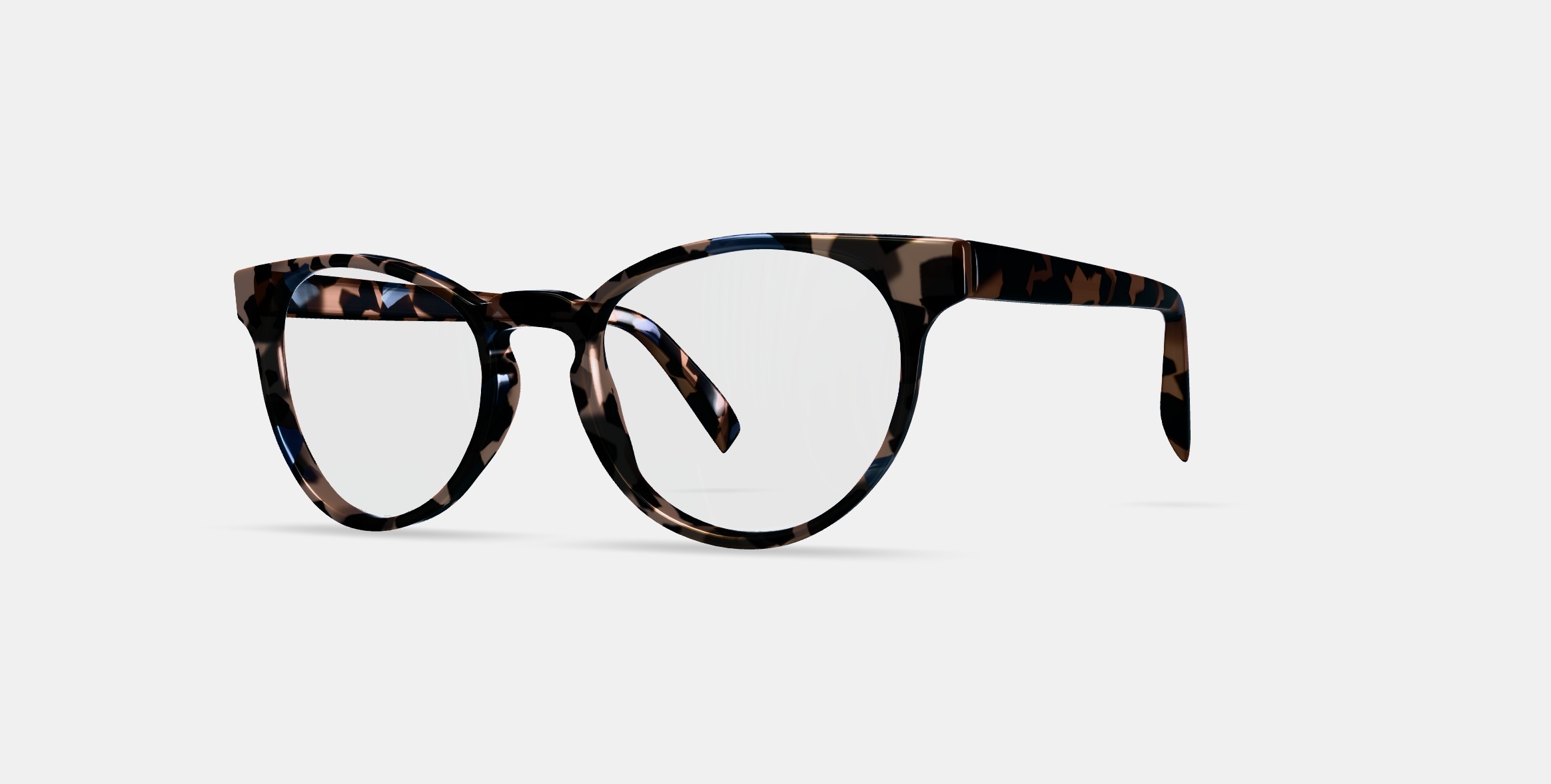 Leila Eyeglasses in Smoky Pearl Tortoise 3D model_13