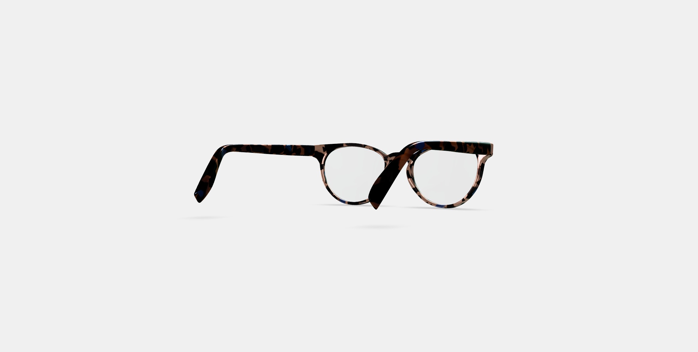 Leila Eyeglasses in Smoky Pearl Tortoise 3D model_5