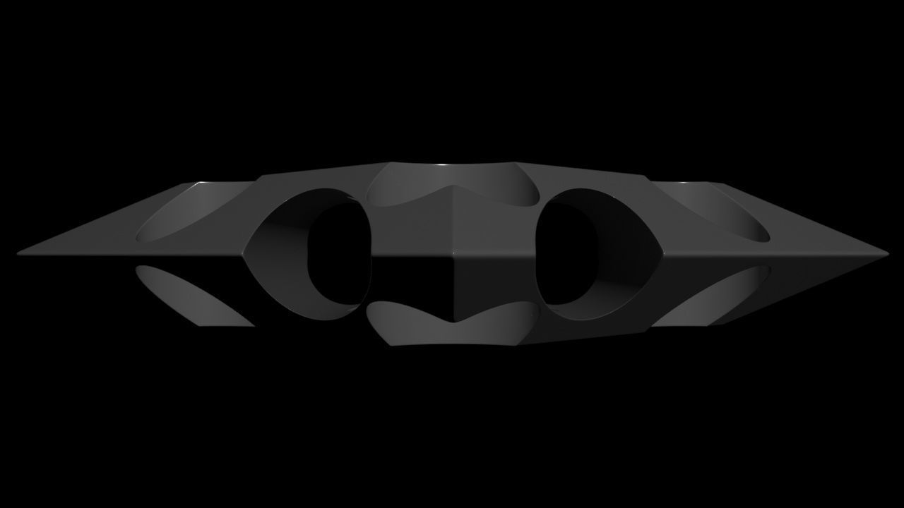 Triangle Type Drone - Concept 3D model_9
