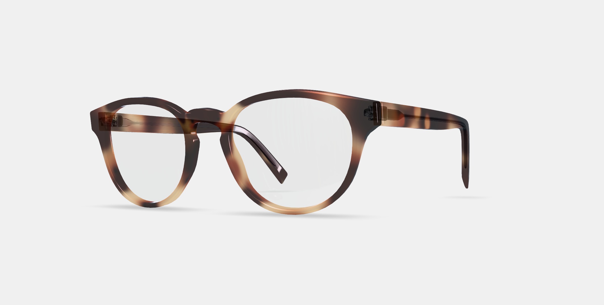 Percey Eyeglasses in Rye Tortoise 3D model_13