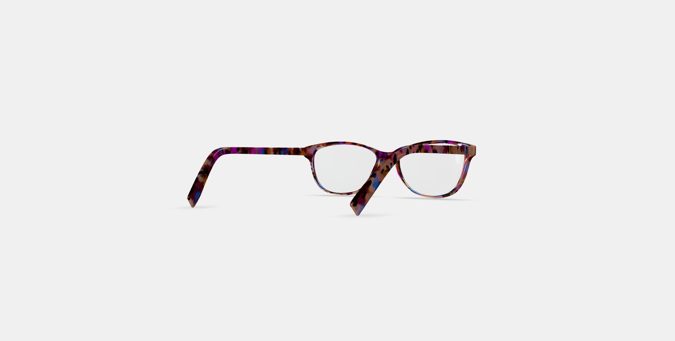 Daisy Eyeglasses in Confetti Tortoise 3D model_5