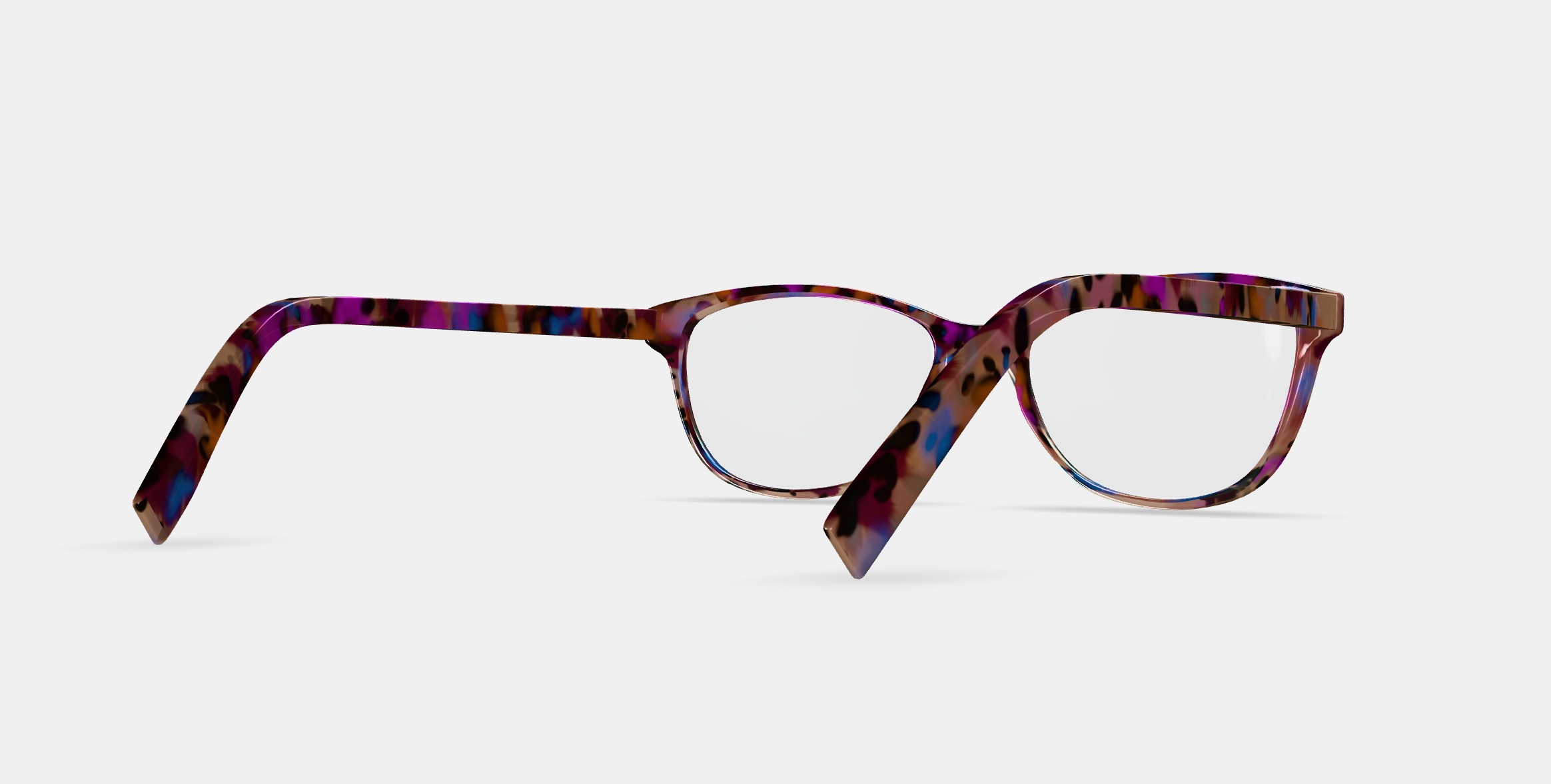 Daisy Eyeglasses in Confetti Tortoise 3D model_6