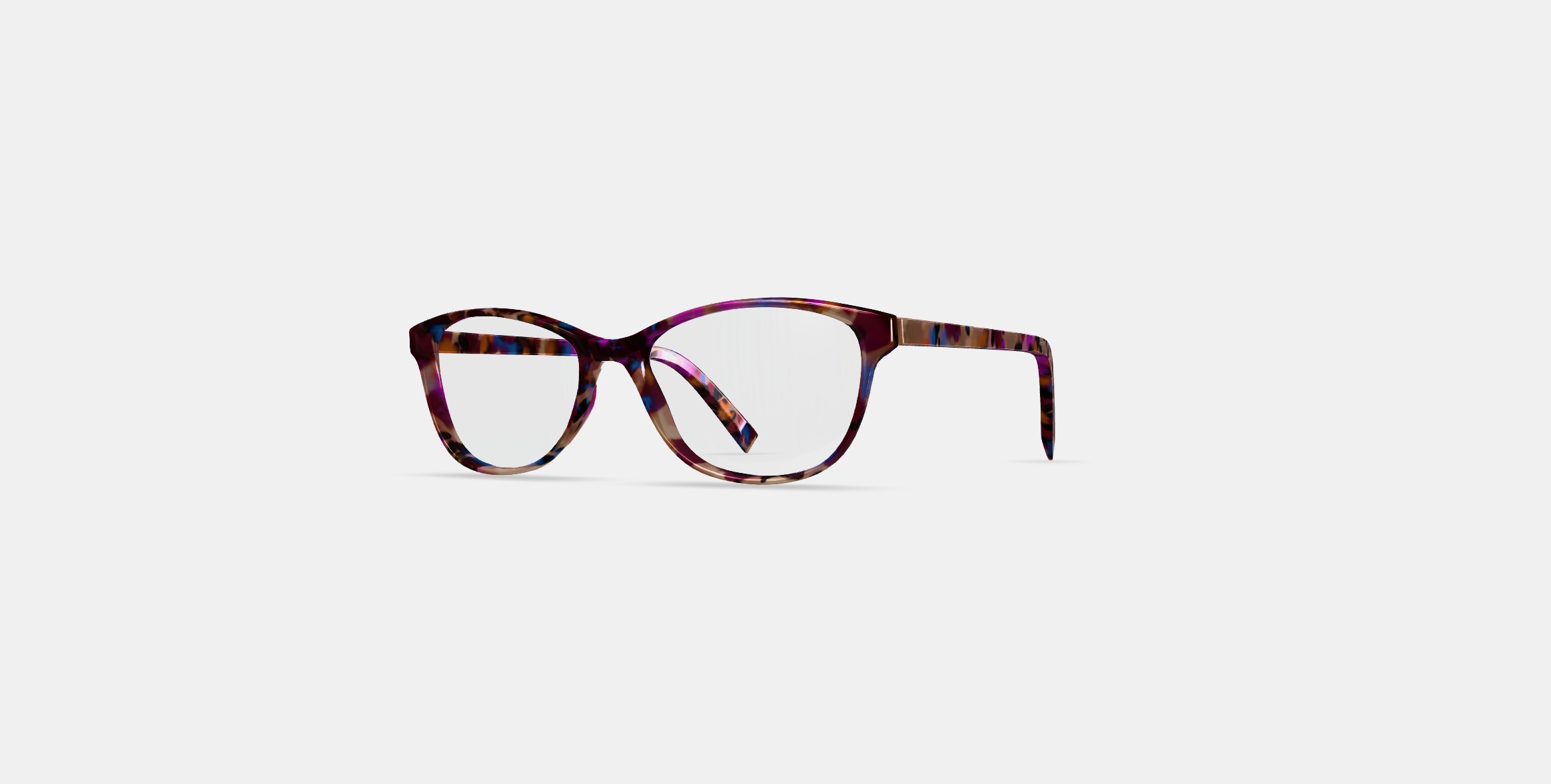 Daisy Eyeglasses in Confetti Tortoise 3D model_12