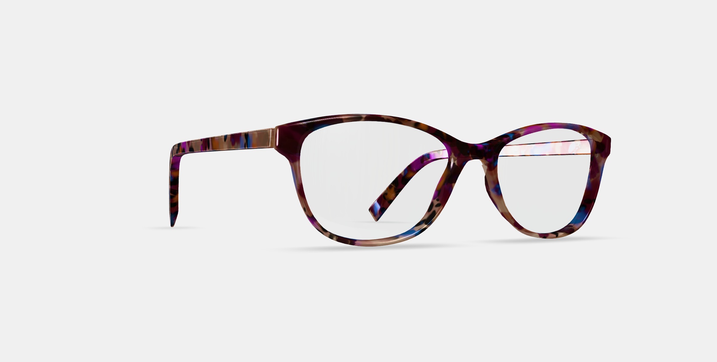 Daisy Eyeglasses in Confetti Tortoise 3D model_8
