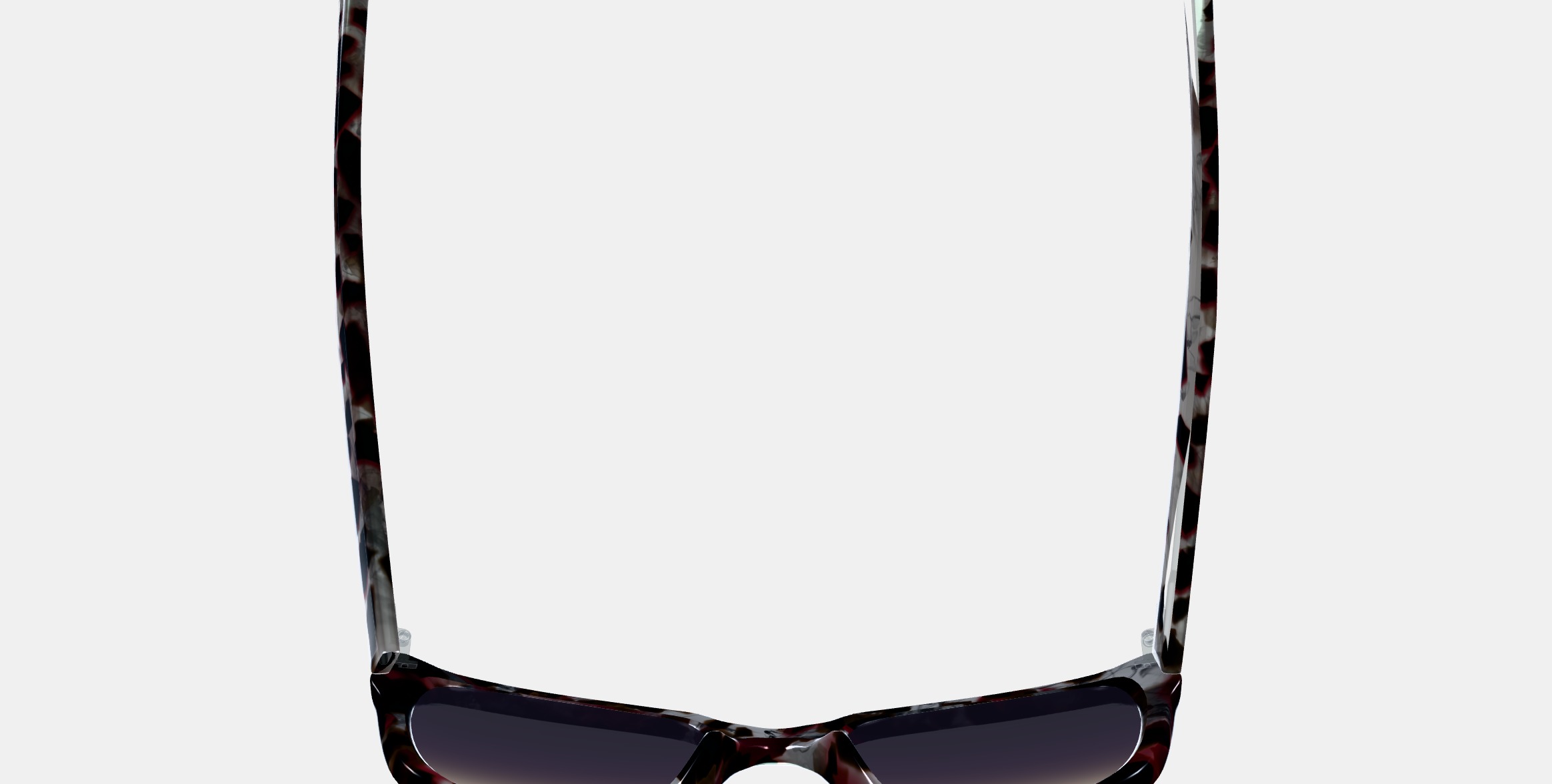 Aubrey Sunglasses in Garnet Tortoise 3D model_10