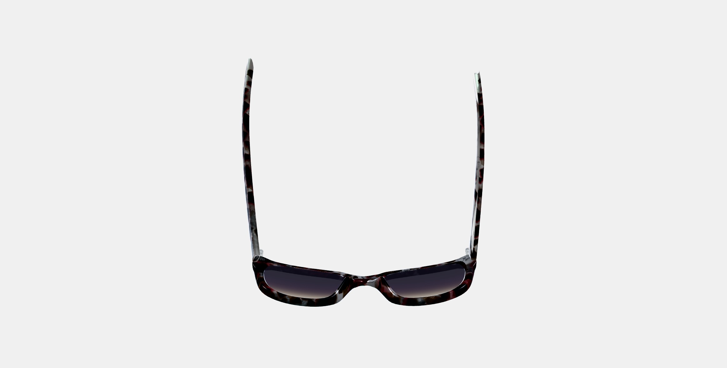 Aubrey Sunglasses in Garnet Tortoise 3D model_6