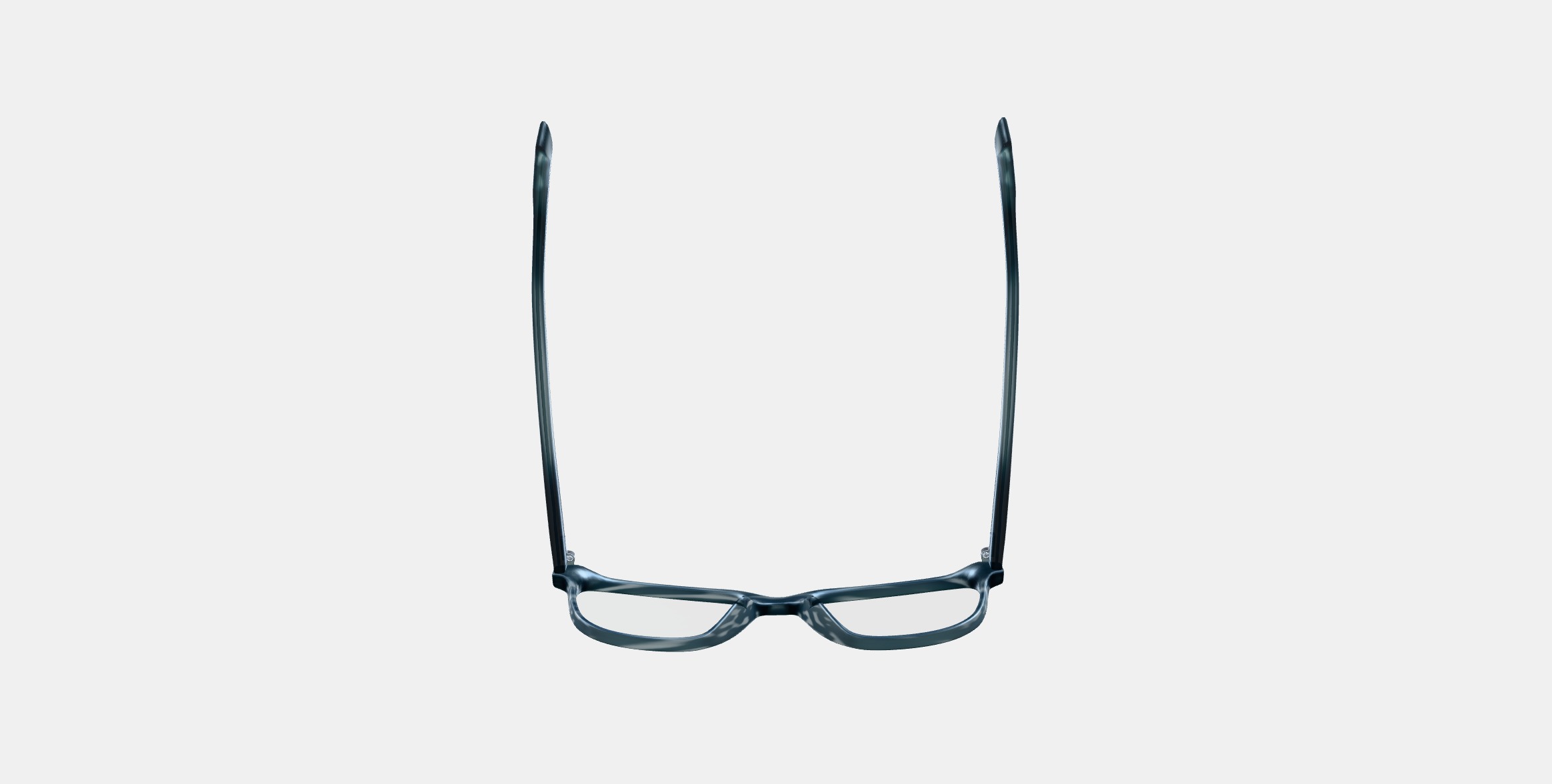 Hayden Eyeglasses in Striped Pacific 3D model_7