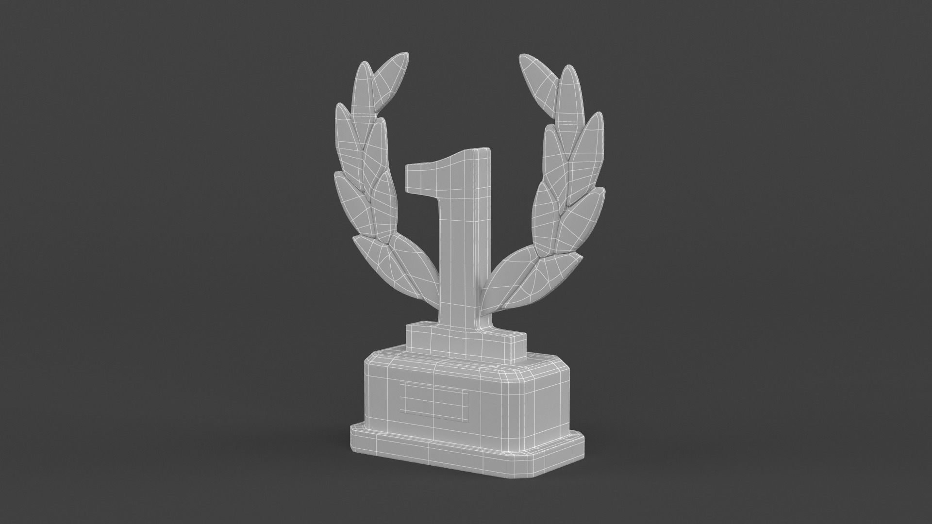 Gold Trophy Cups 3D model_9