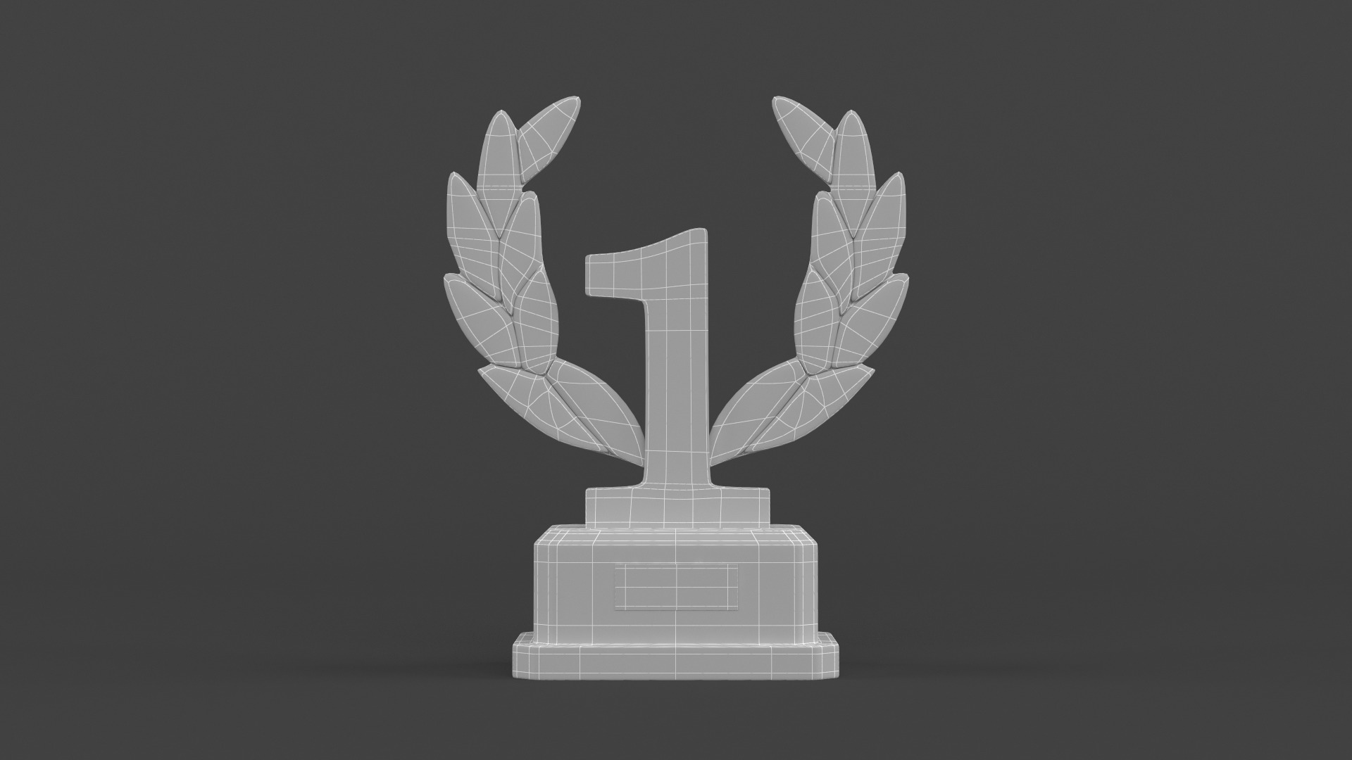 Gold Trophy Cups 3D model_8