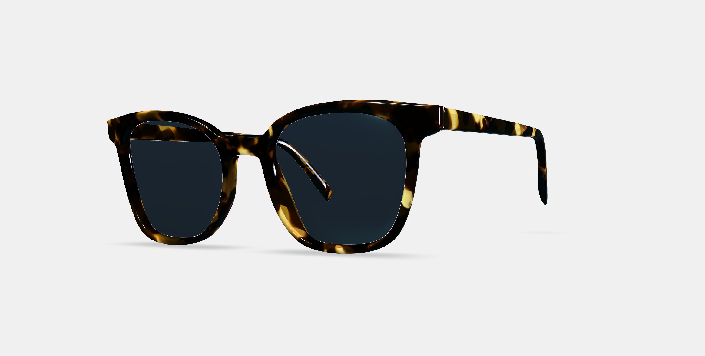 Griffin Sunglasses in Burnt Honeycomb Tortoise 3D model_13