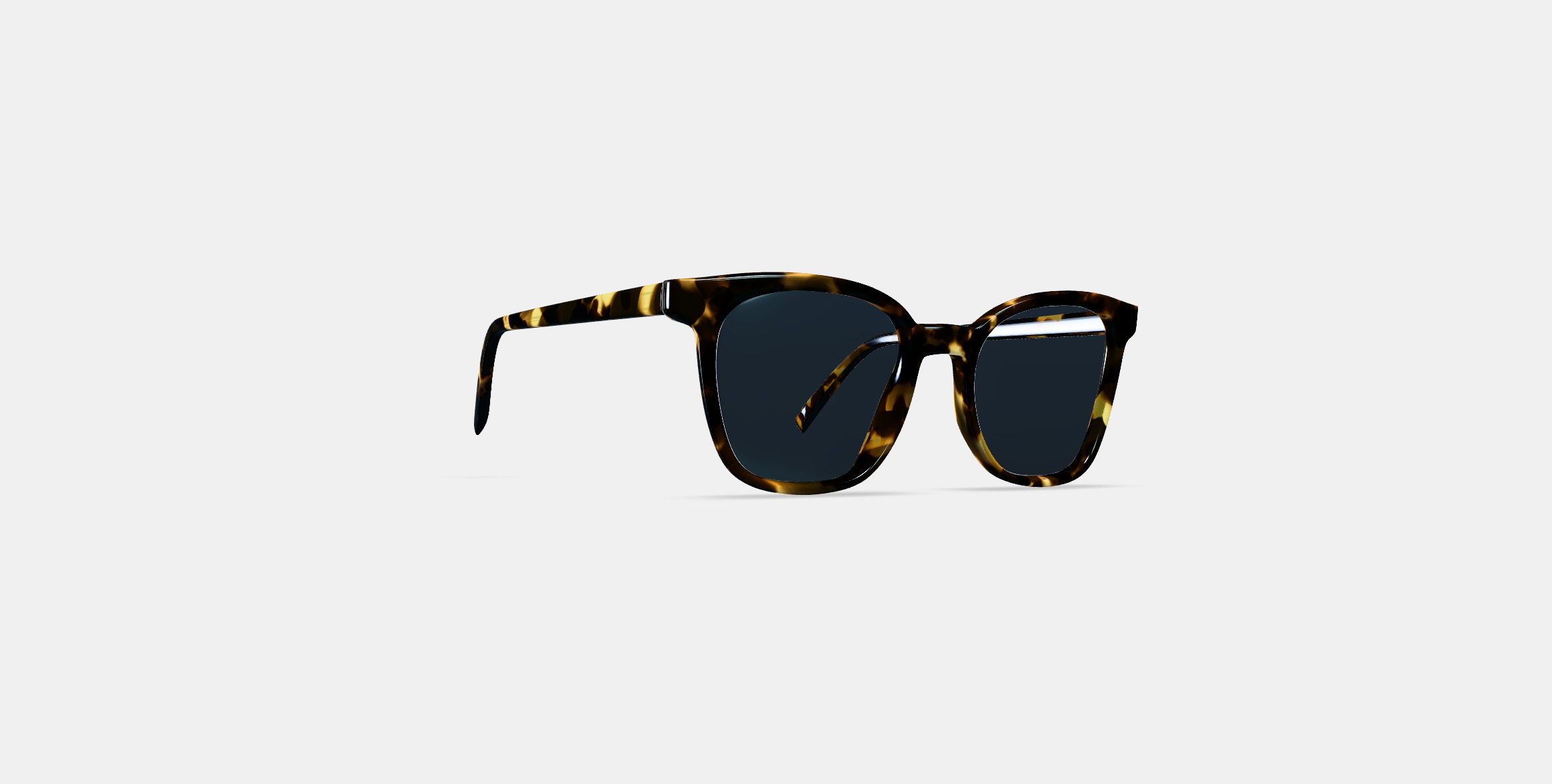 Griffin Sunglasses in Burnt Honeycomb Tortoise 3D model_3