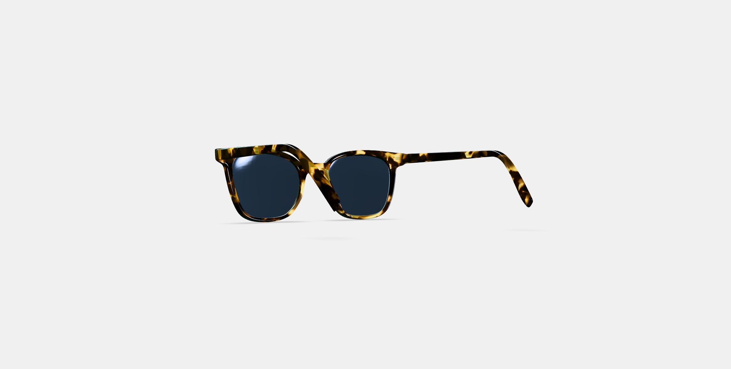 Griffin Sunglasses in Burnt Honeycomb Tortoise 3D model_16