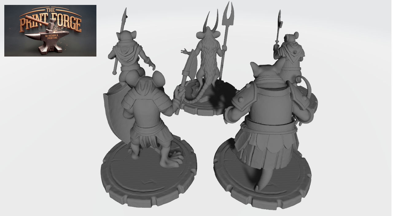 28mm Rat Pack Set Licensed to print and sell 3D print model_1