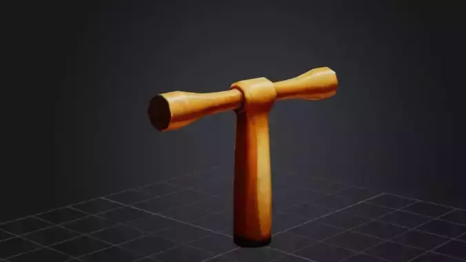 Wooden Handle Sculpture
