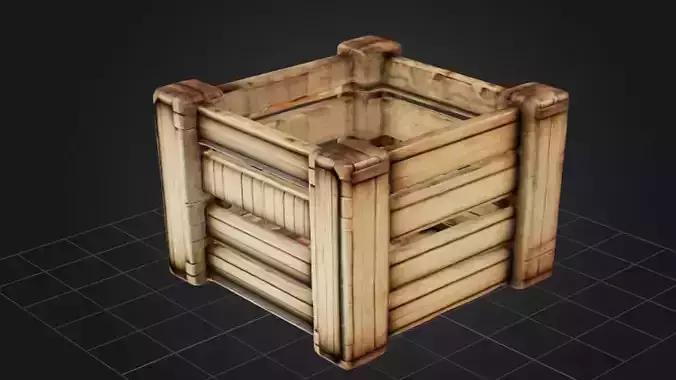 Wooden Cargo Crate