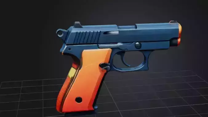 Vibrant Handgun