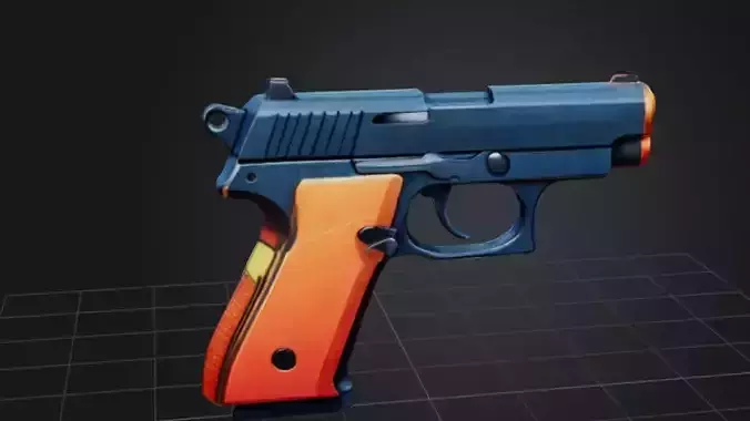 Vibrant Handgun