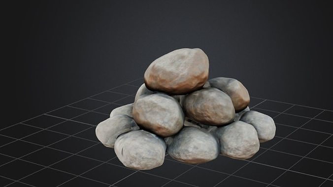 Stone Pile 3D model