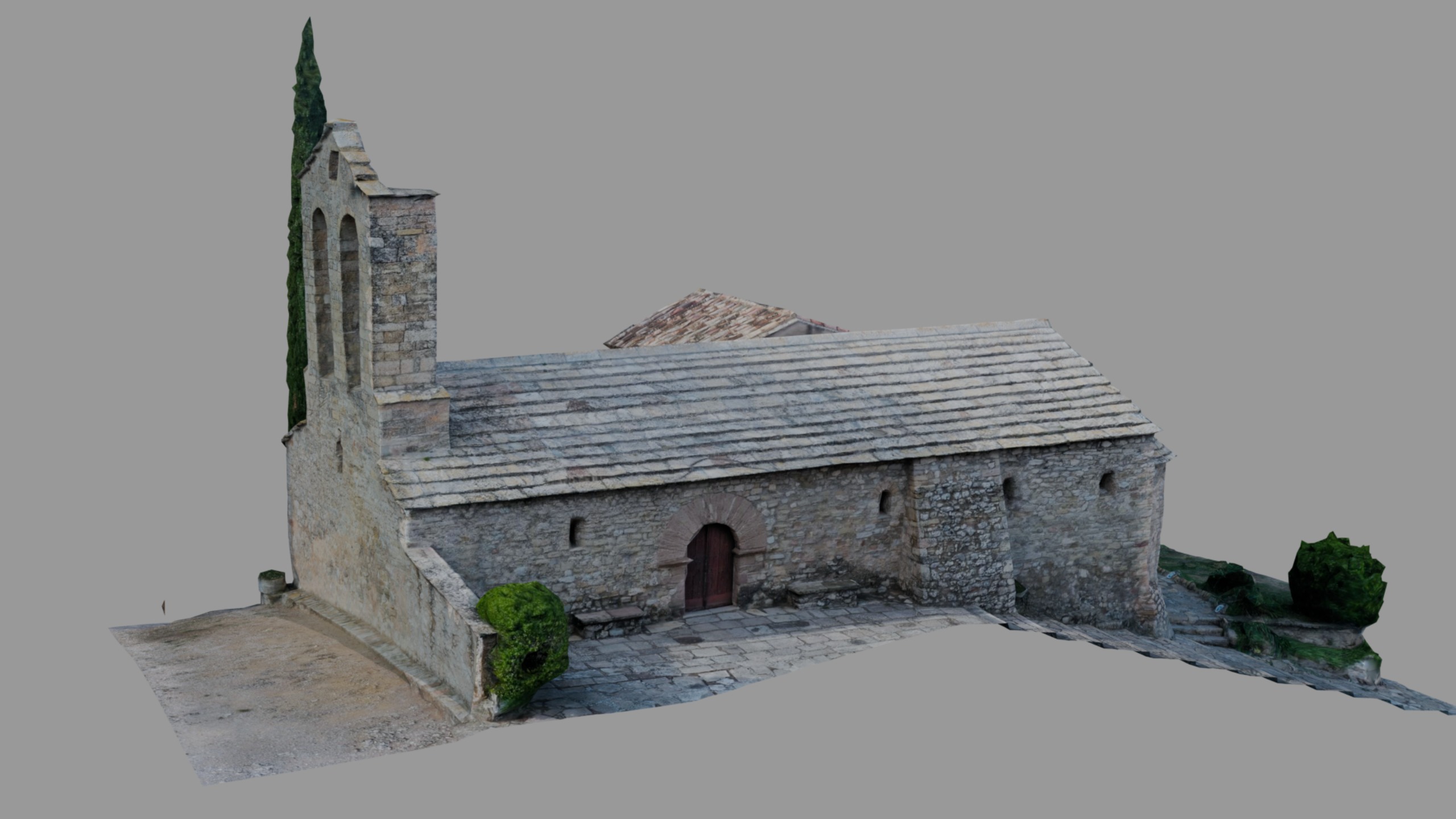 3D Model of Catalonian Church Captured by Photogrammetry 3D model_1