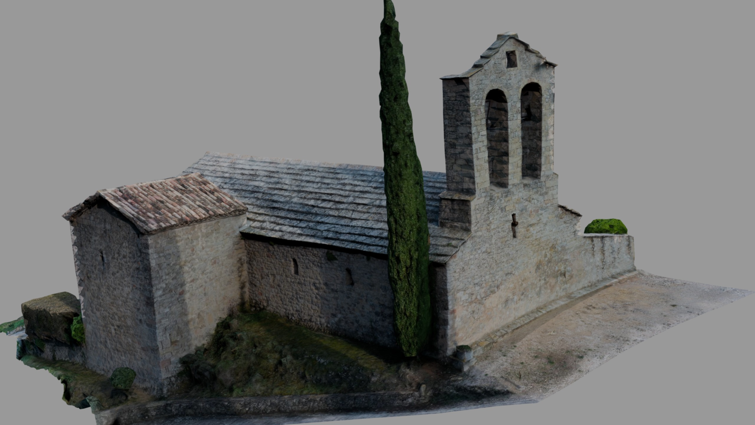 3D Model of Catalonian Church Captured by Photogrammetry 3D model_2