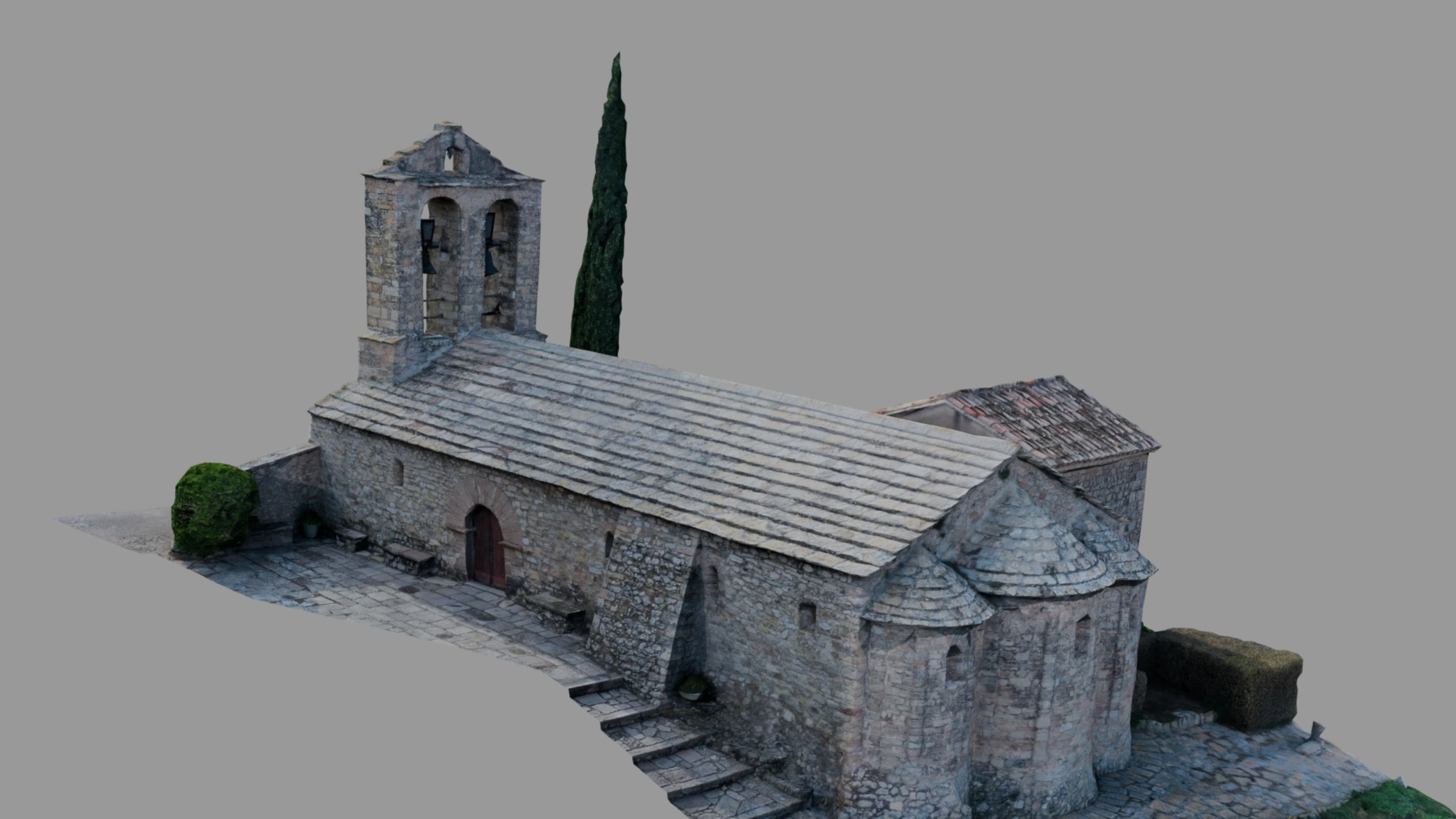 3D Model of Catalonian Church Captured by Photogrammetry 3D model_4