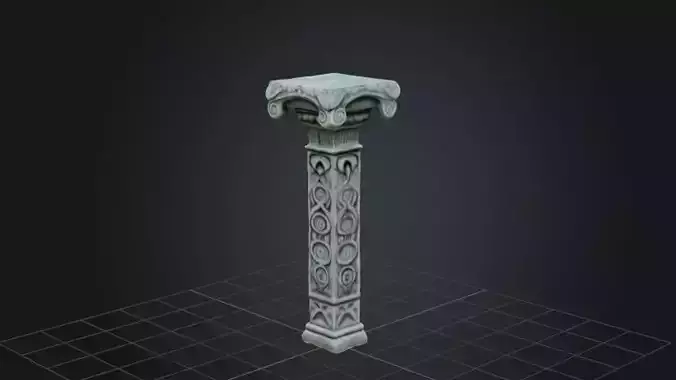 Ornate Pedestal Column