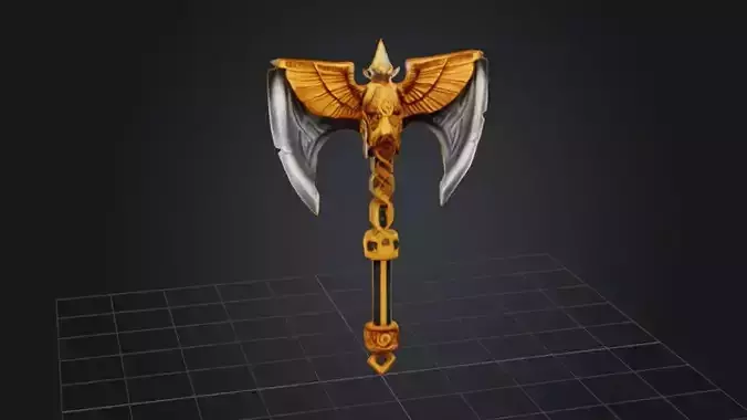 Golden Winged Axe