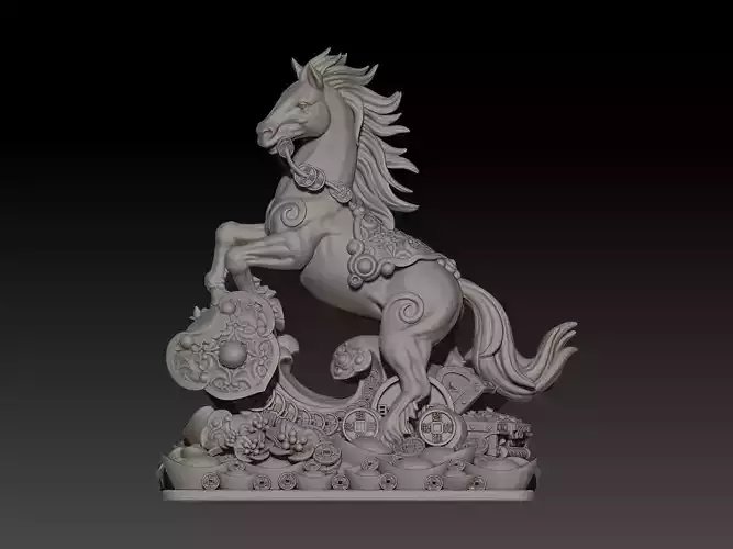Zodiac Horse 3D print model