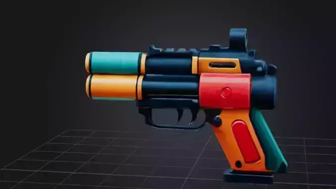 Blaster 3D model