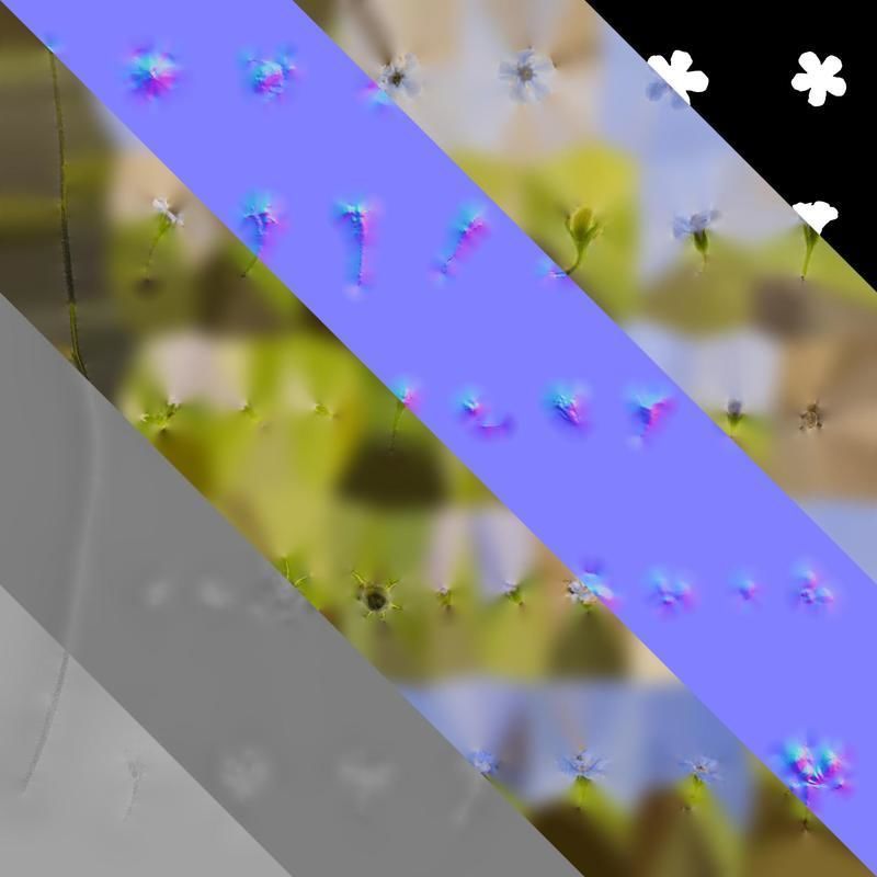 Anydrafts Anchusa italica Flower 03 Texture_8