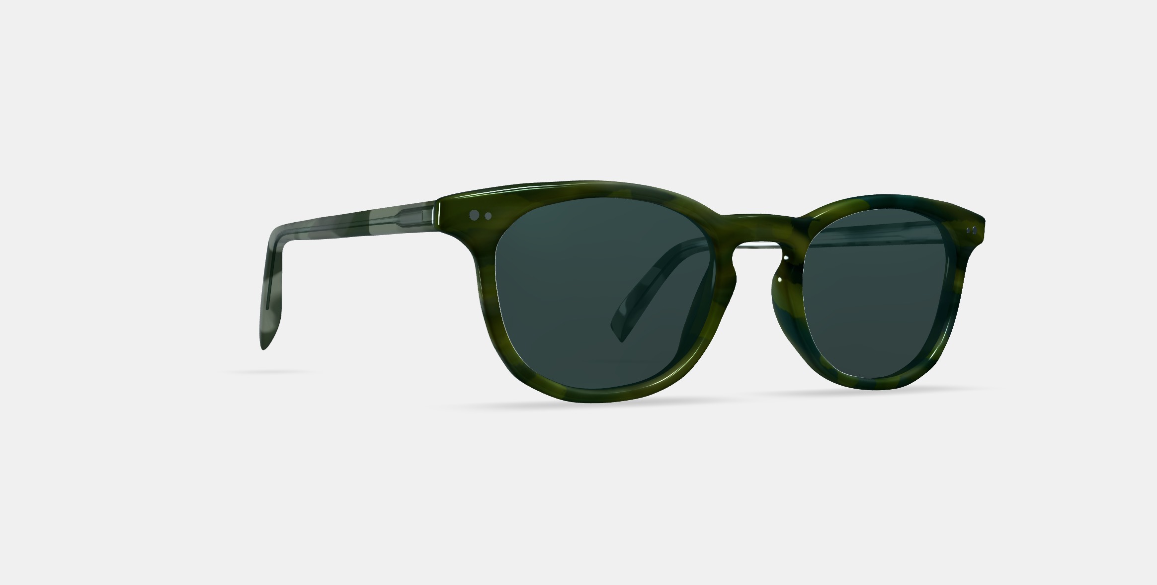 Malik Sunglasses in Striped Cypress 3D model_9