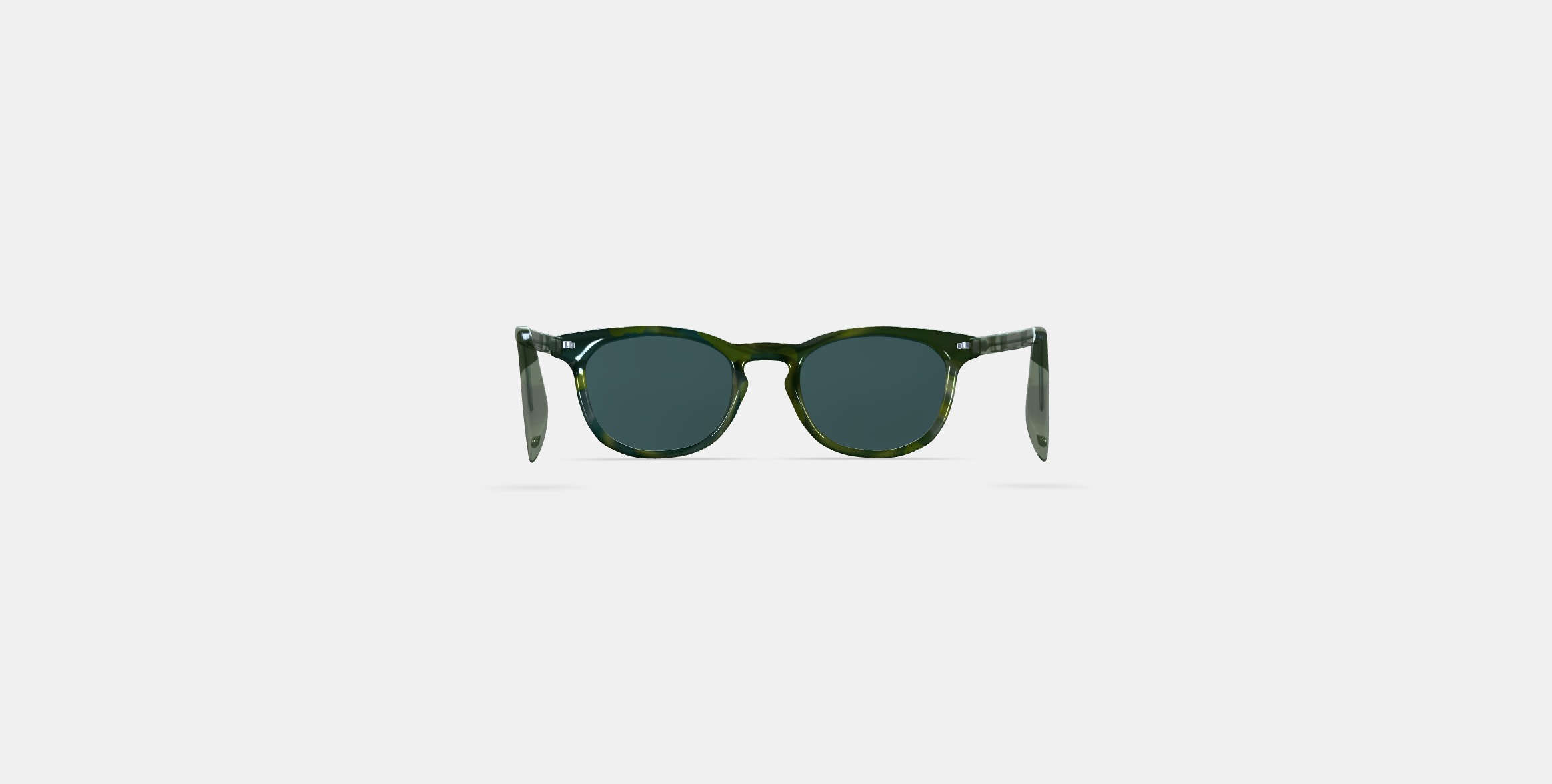 Malik Sunglasses in Striped Cypress 3D model_14