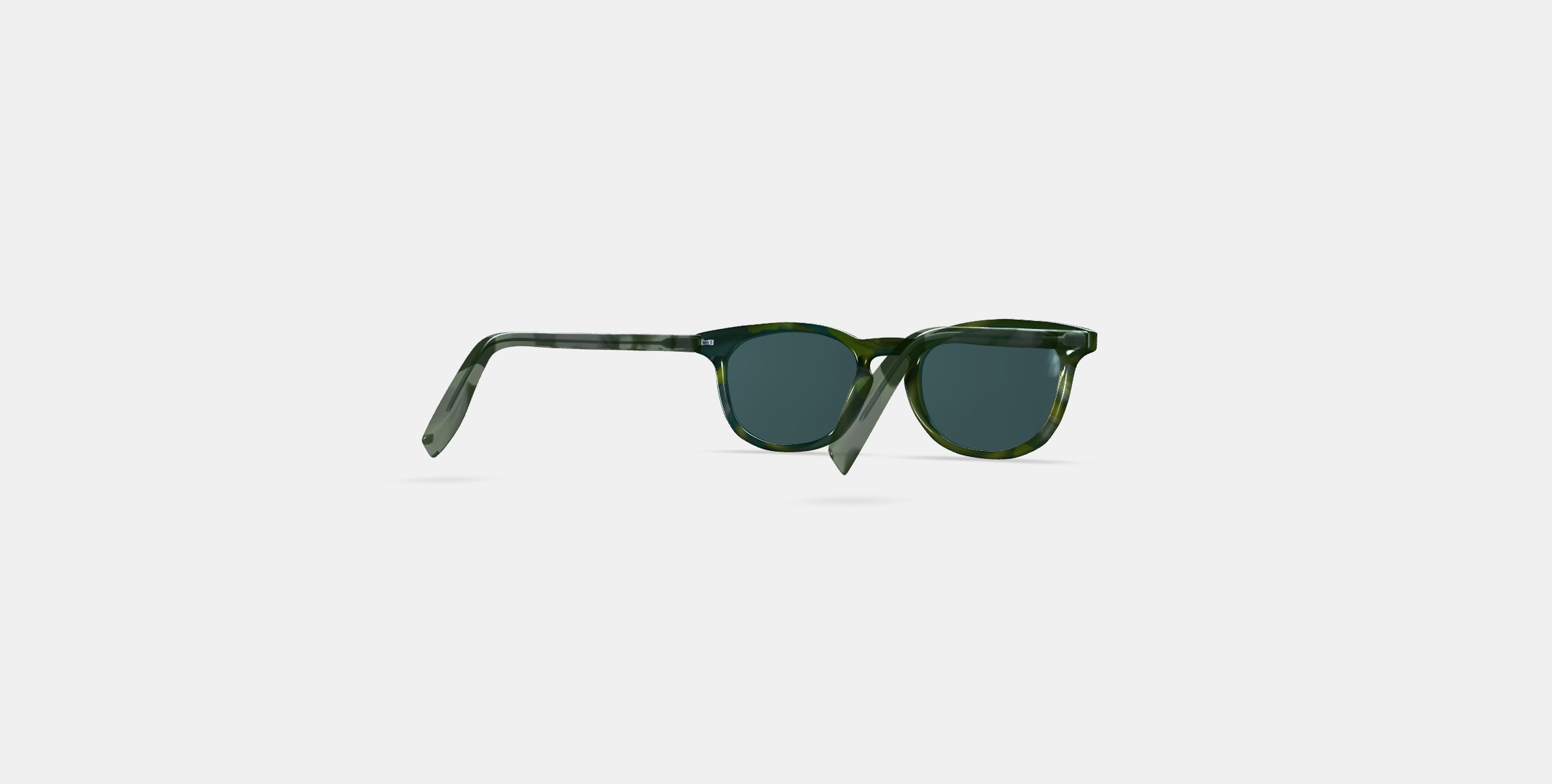 Malik Sunglasses in Striped Cypress 3D model_4