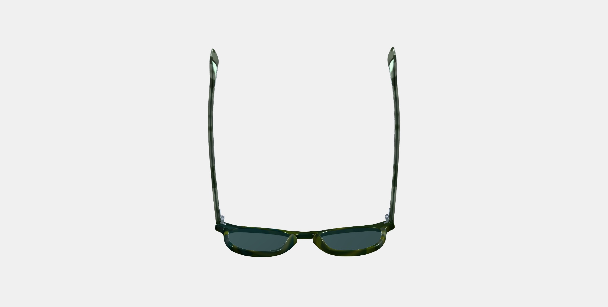 Malik Sunglasses in Striped Cypress 3D model_7