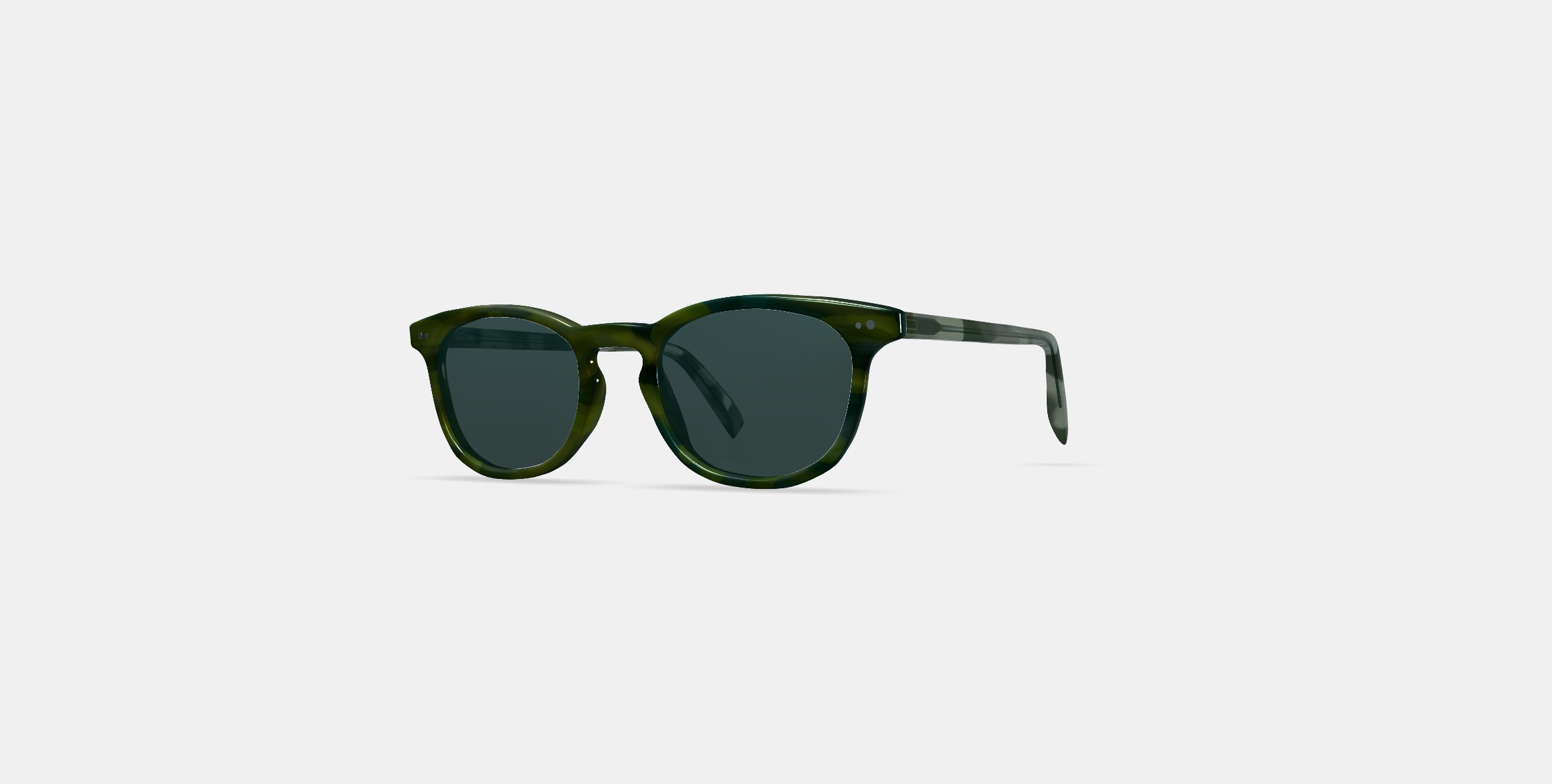 Malik Sunglasses in Striped Cypress 3D model_12