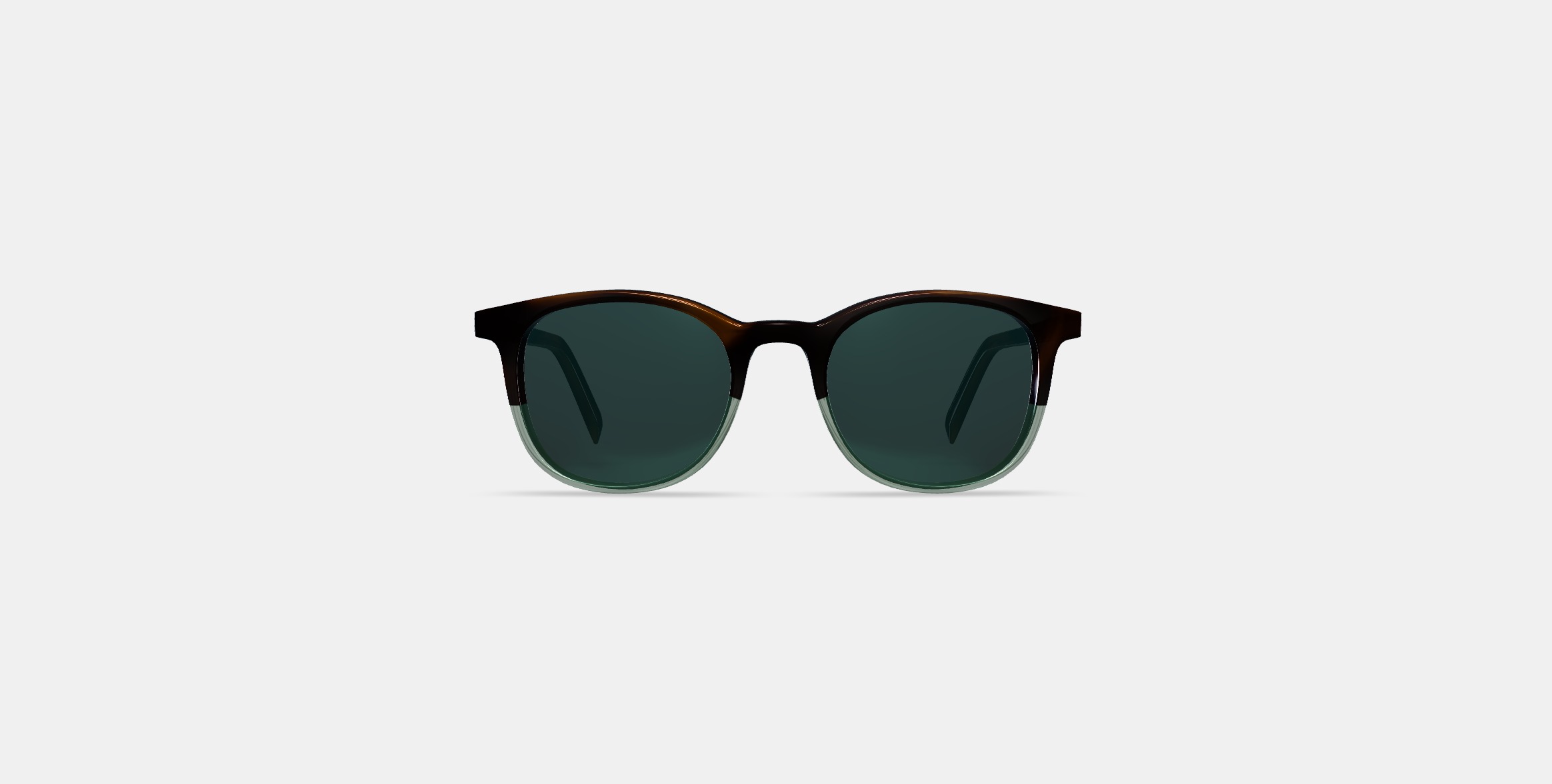 Durand Sunglasses in Green Garnet Fade 3D model_10