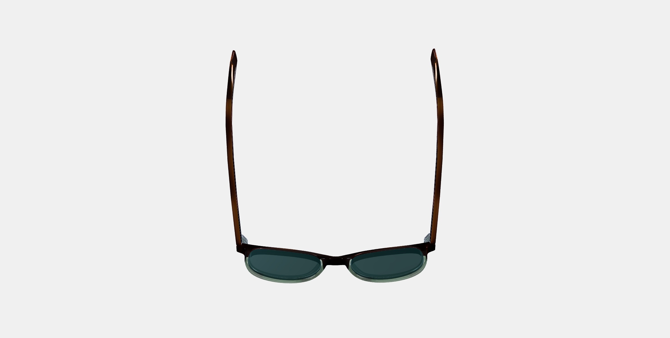 Durand Sunglasses in Green Garnet Fade 3D model_6