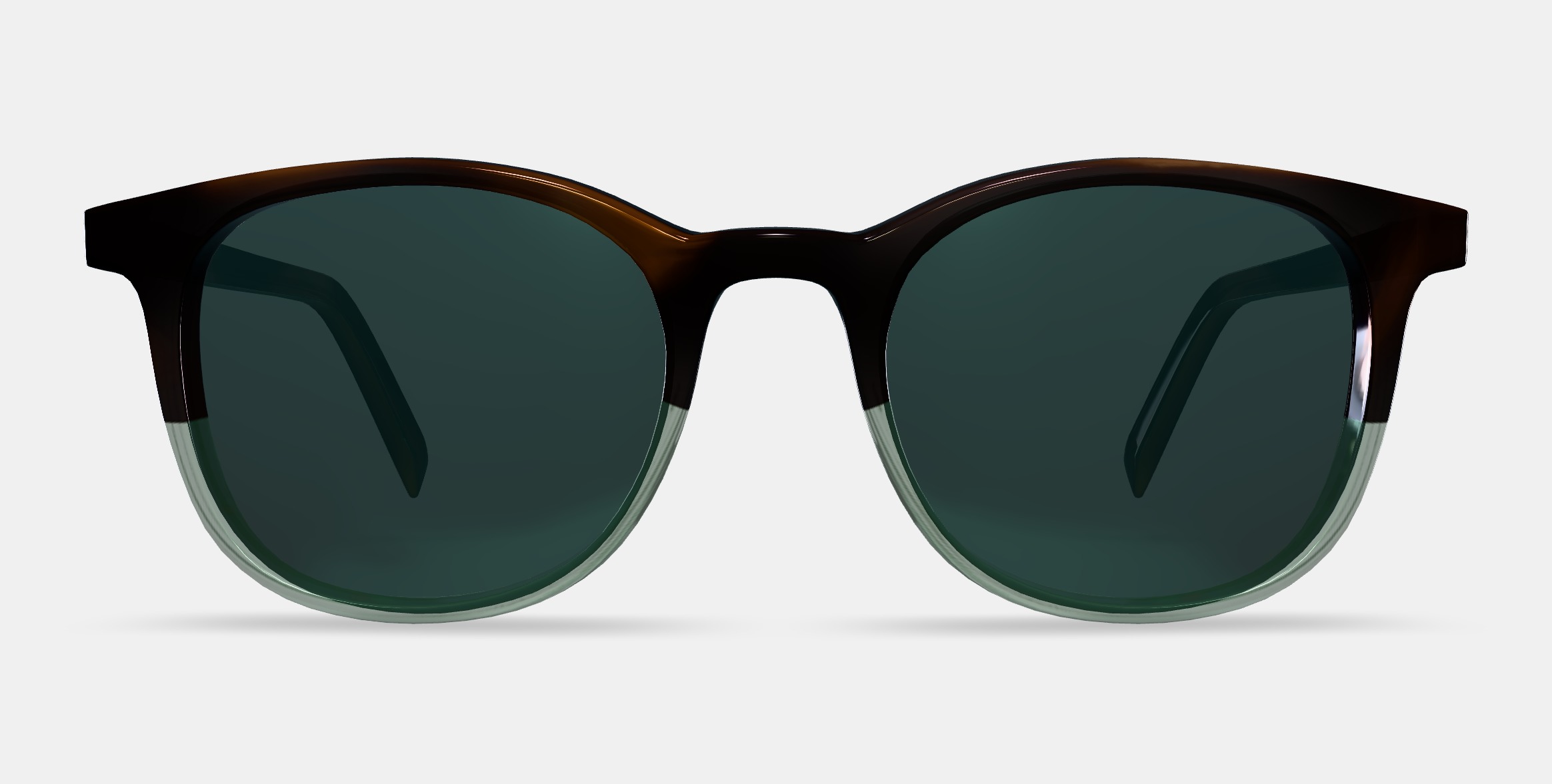 Durand Sunglasses in Green Garnet Fade 3D model_11