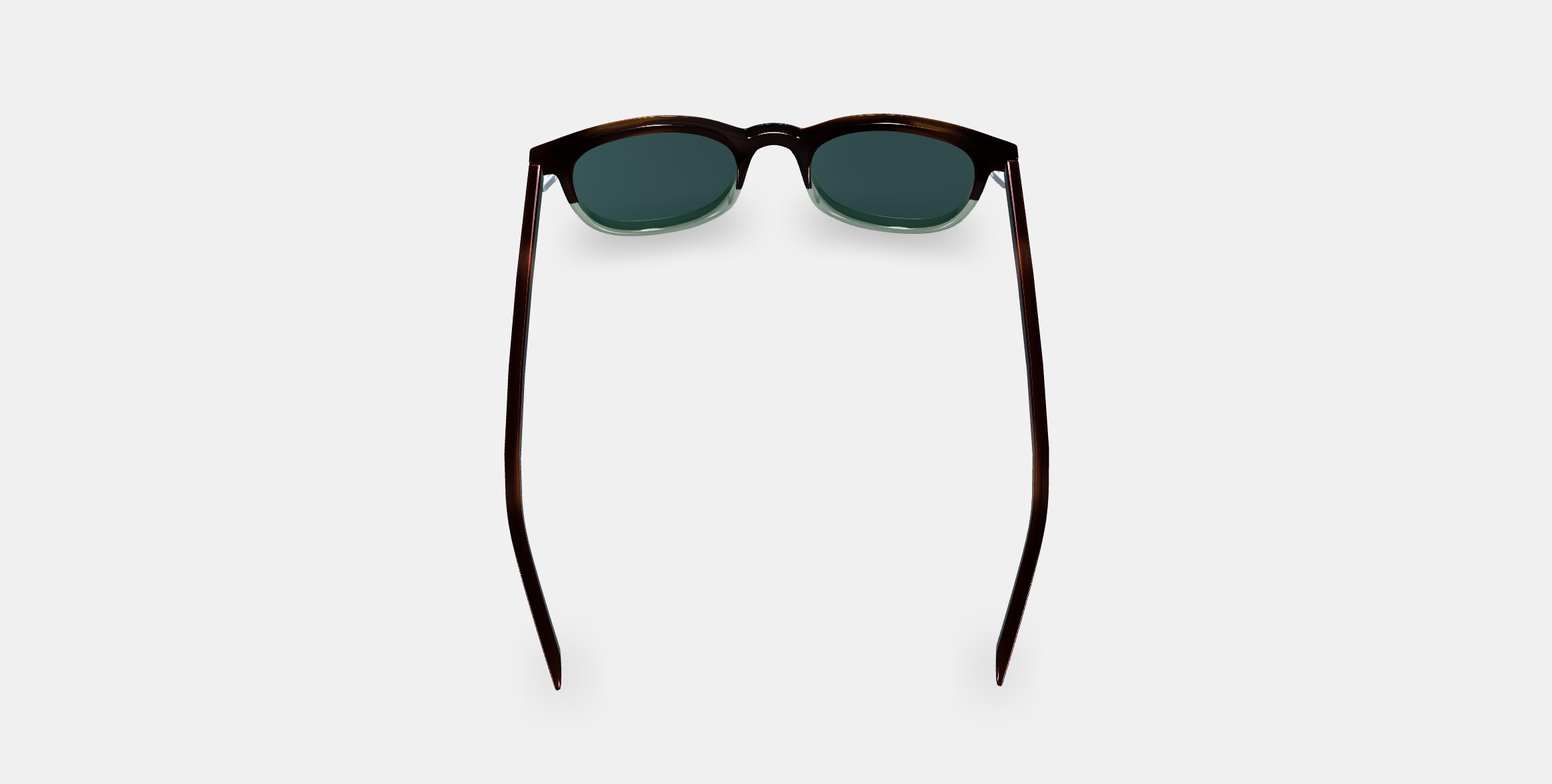 Durand Sunglasses in Green Garnet Fade 3D model_2