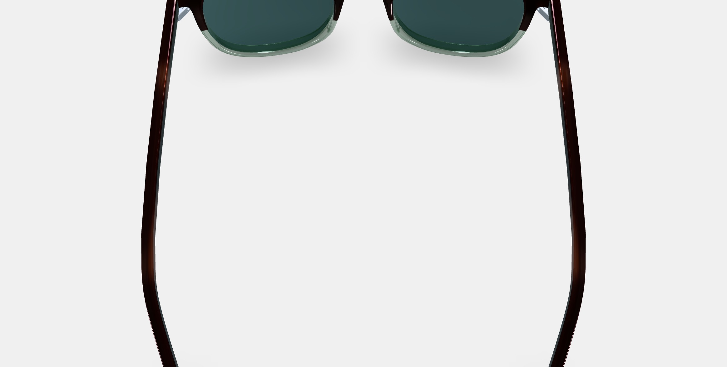 Durand Sunglasses in Green Garnet Fade 3D model_3