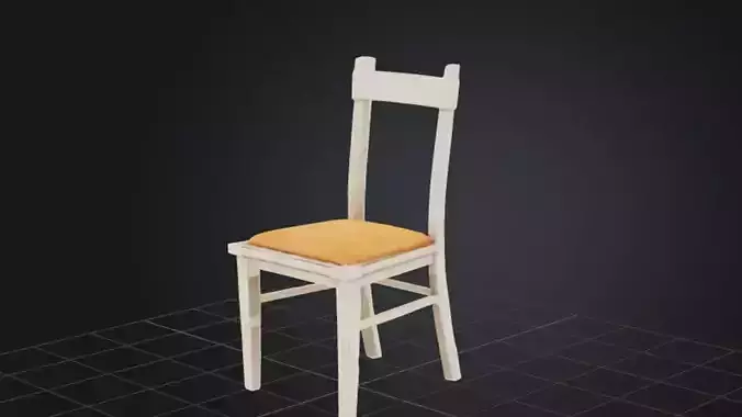 Orange Cushion Chair