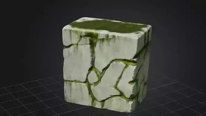 Mossy Stone Block