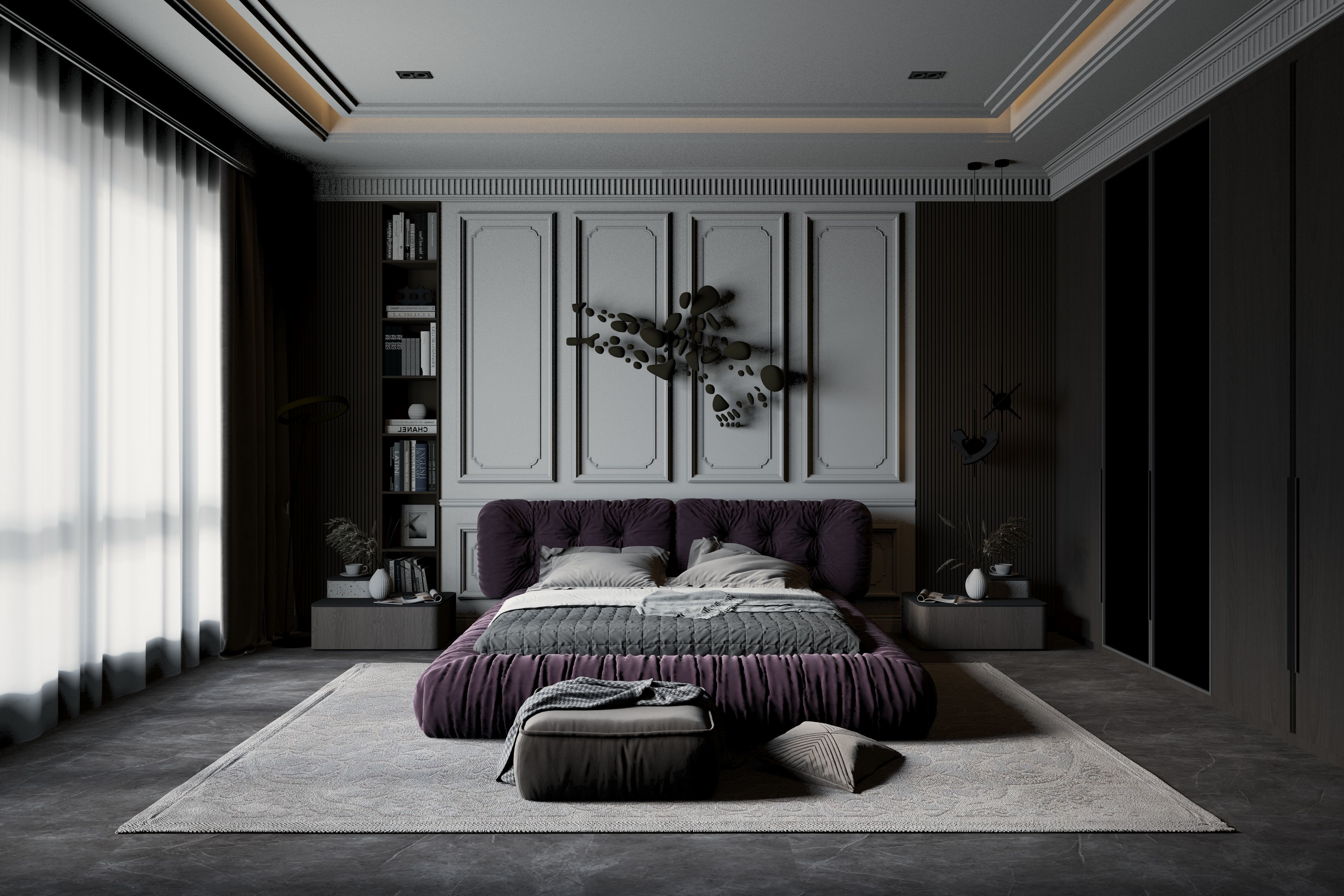 Bedroom 02 3D model_1